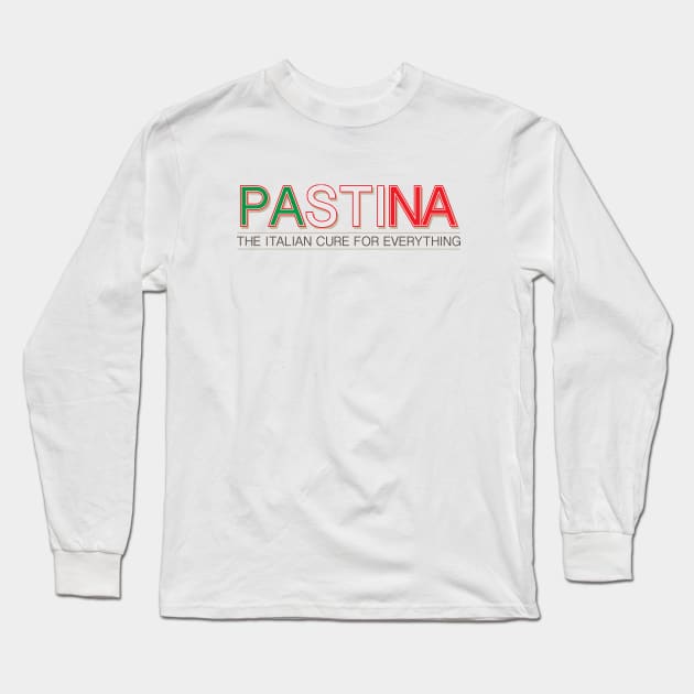 Pastina the Italian cure for everything Long Sleeve T-Shirt by Estudio3e